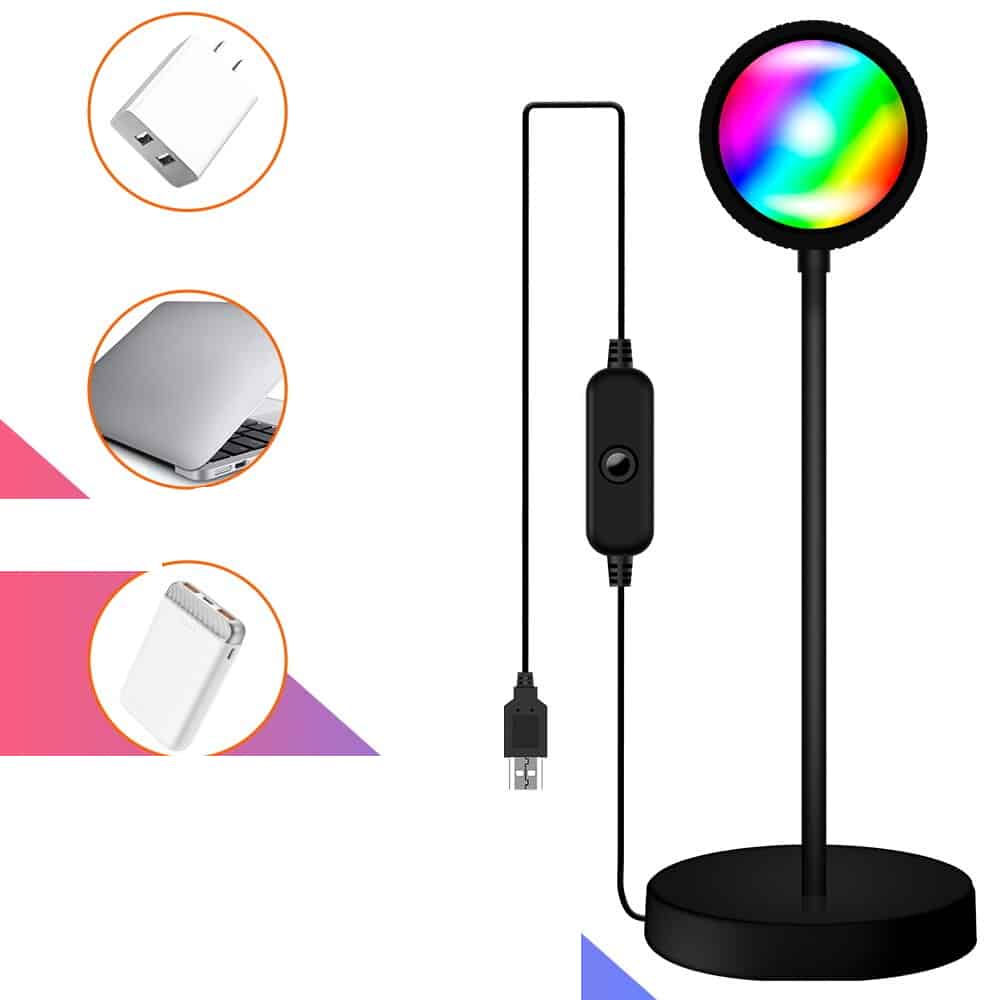 Regenboog Projector Nachtlampje Nachtlampen