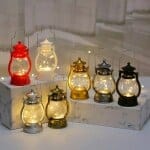 Retro LED Nachtlampje 12,5x7,7x5,8 Nachtlampen