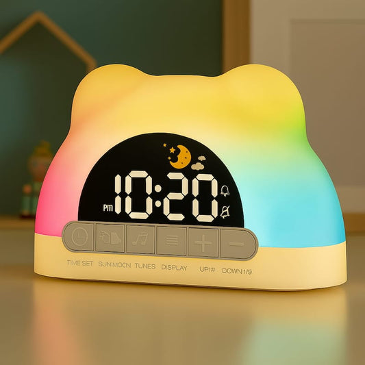 SmartRise Interactieve Wekker Met Lichtsimulatie Nachtlampen