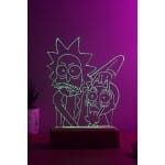 Rick en Morty LED Nachtlampje Voor Slaapkamer Nachtlampen