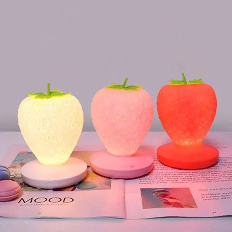 Rood Aardbei Nachtlampje Nachtlampen
