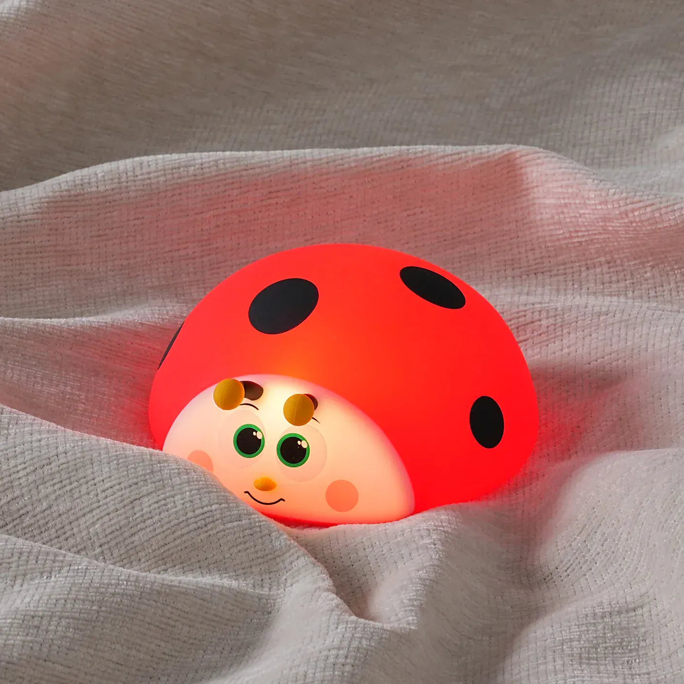 Rood Lieveheersbeestje Nachtlampje Nachtlampen