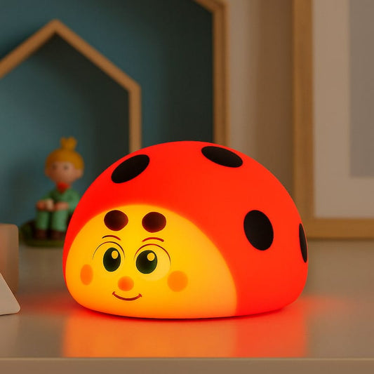 Rood Lieveheersbeestje Nachtlampje Nachtlampen