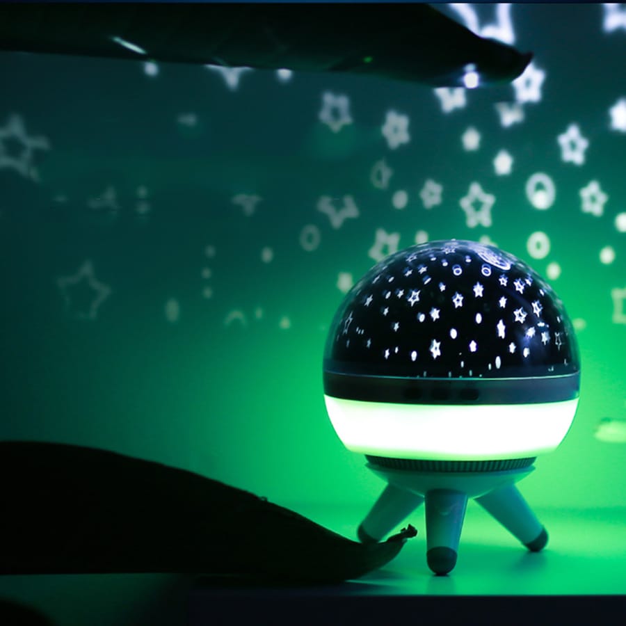 Roterende LED Sterrenhemel USB Nachtlampen