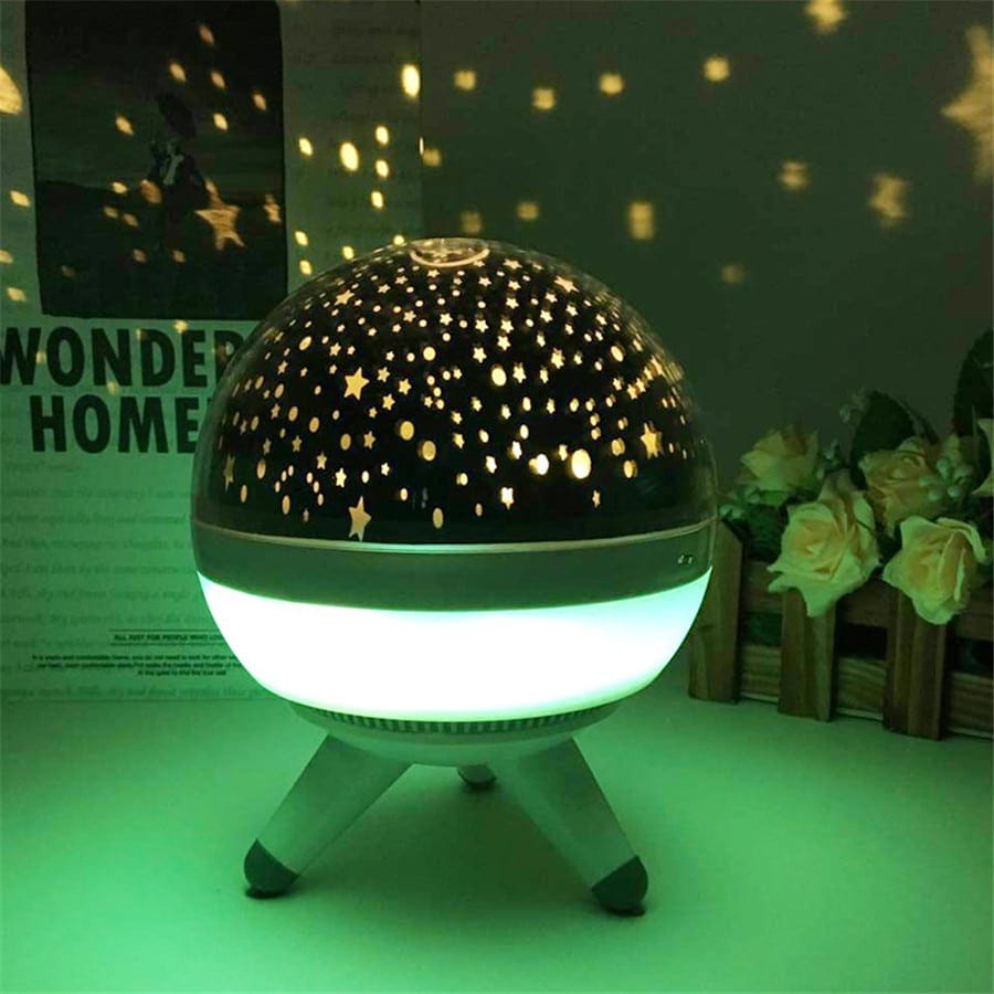 Roterende LED Sterrenhemel USB Nachtlampen