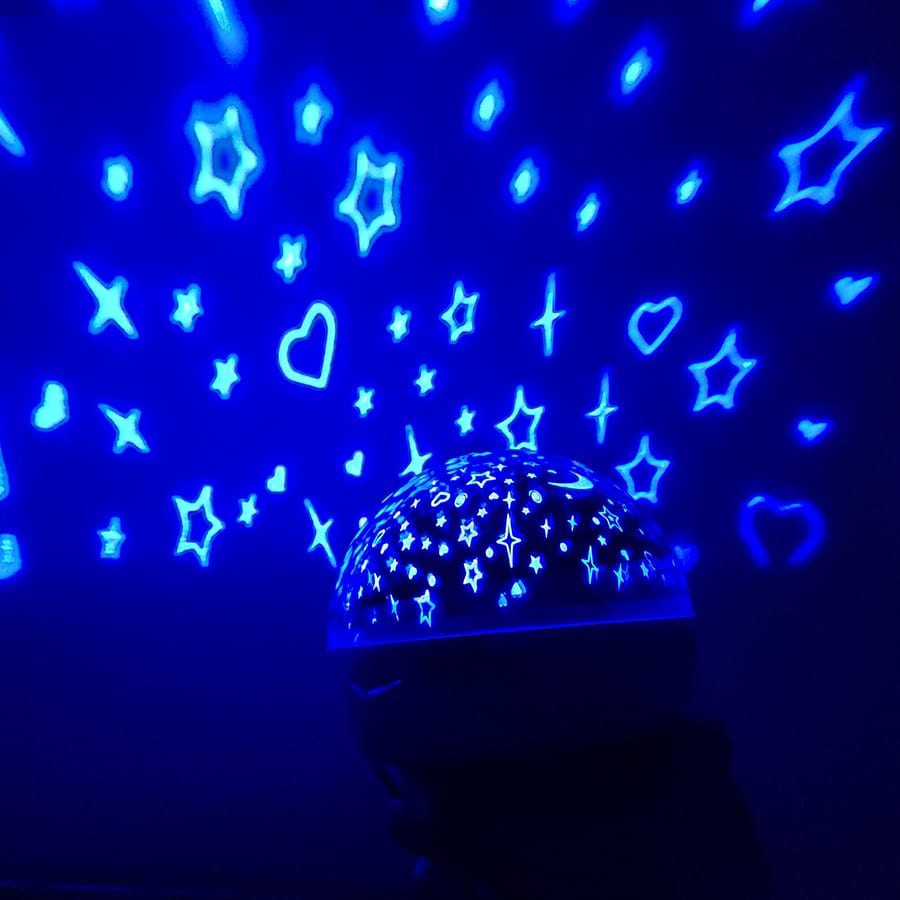 Roterende LED Sterrenhemel USB Nachtlampen