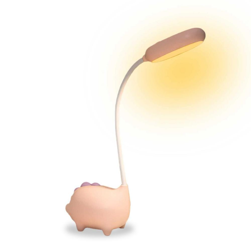 Roze Dinosaurus Bureaulamp 80 cm LED Verlichting Nachtlampen