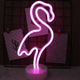 Roze Flamingo LED Lamp 20x22 cm Nachtlamp Voor Kinderen