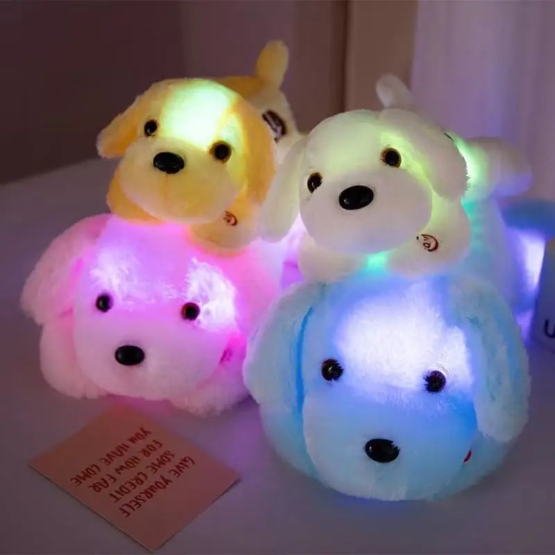 Roze Hond Knuffel Nachtlampje WoofyLight Nachtlampen