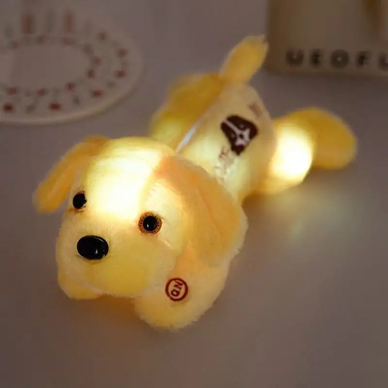 Roze Hond Knuffel Nachtlampje WoofyLight Nachtlampen
