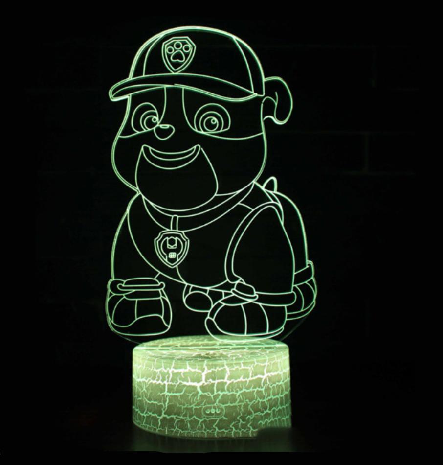 Ruben van Paw Patrol Ontwerp Nachtlampje 22x13 cm Nachtlampen