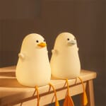 Schattig Eendje Lamp 9,5x8,5x12,5 cm Met Timer Nachtlampen