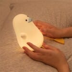 Schattig Eendje Lamp 9,5x8,5x12,5 cm Met Timer Nachtlampen