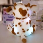 Schattige Koe Knuffel Nachtlampje 20-25 cm Zwarte of Bruine Vlekjes Nachtlampen