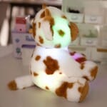 Schattige Koe Knuffel Nachtlampje 20-25 cm Zwarte of Bruine Vlekjes Nachtlampen