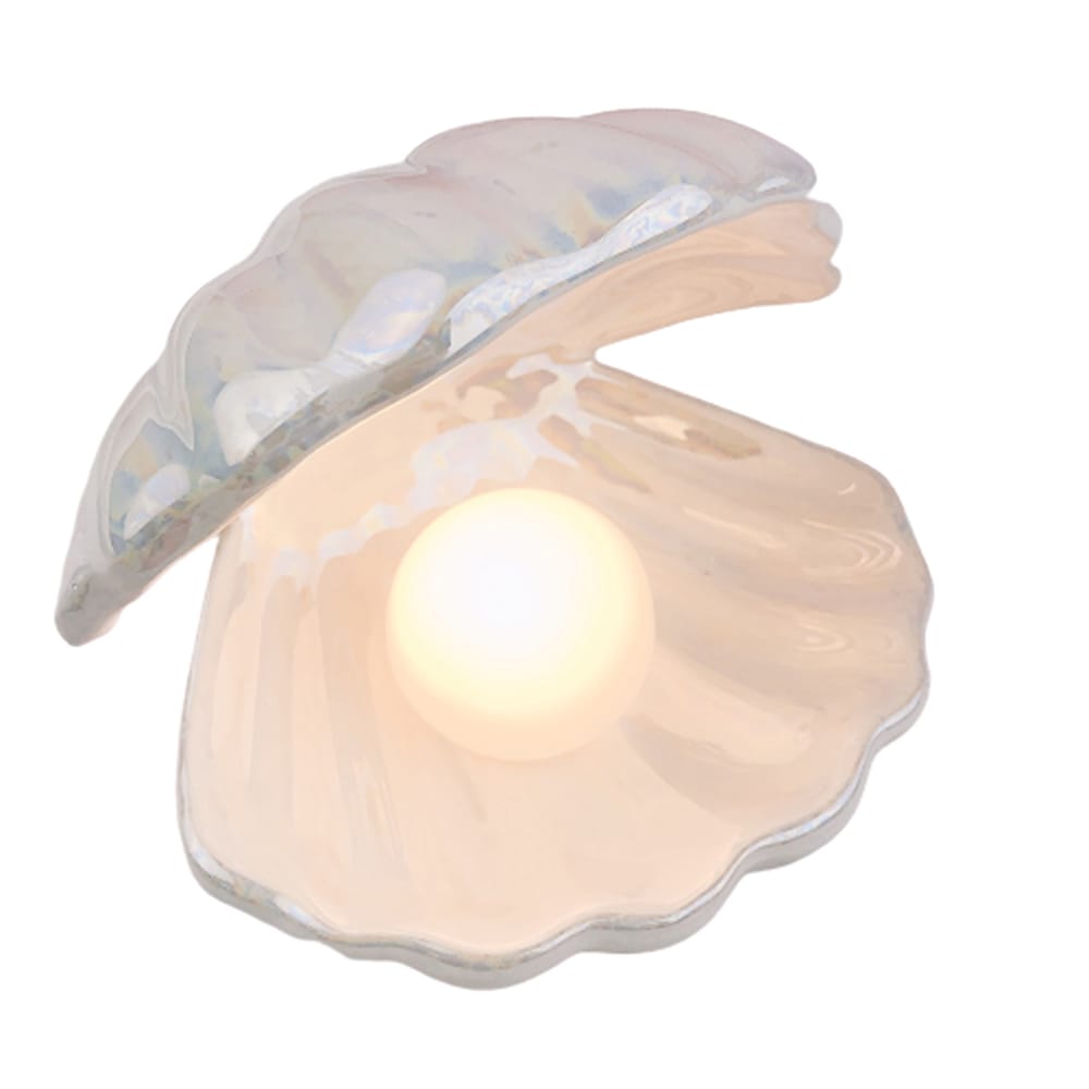 Schelpvormig Nachtlampje 15x15x17 cm Ocean Design Nachtlampen