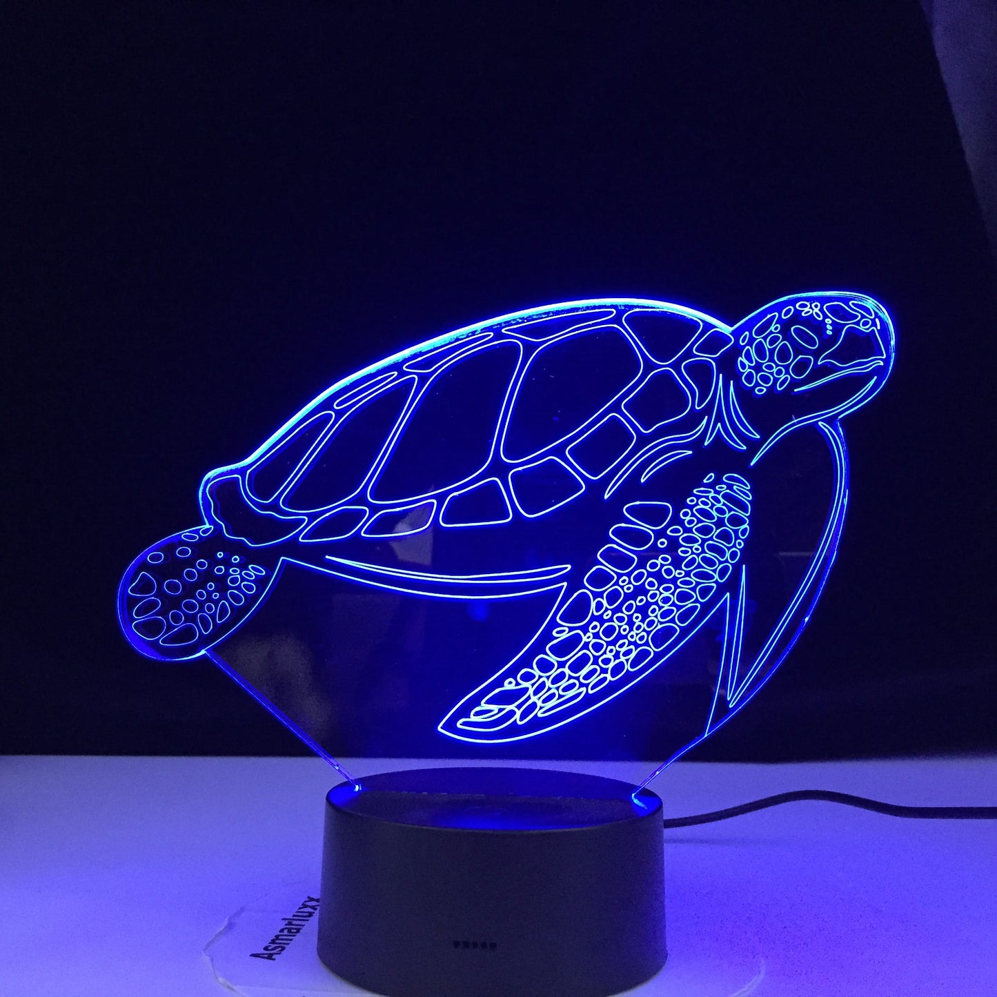 Schildpad Nachtlampje 20 cm Kleuren Nachtlampen