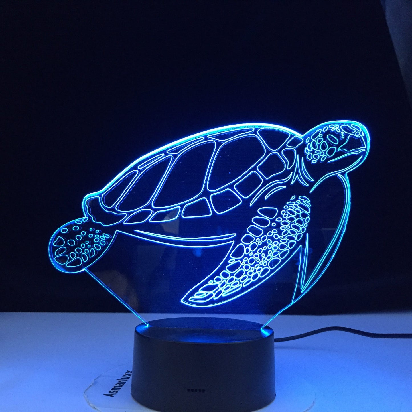Schildpad Nachtlampje 20 cm Kleuren Nachtlampen