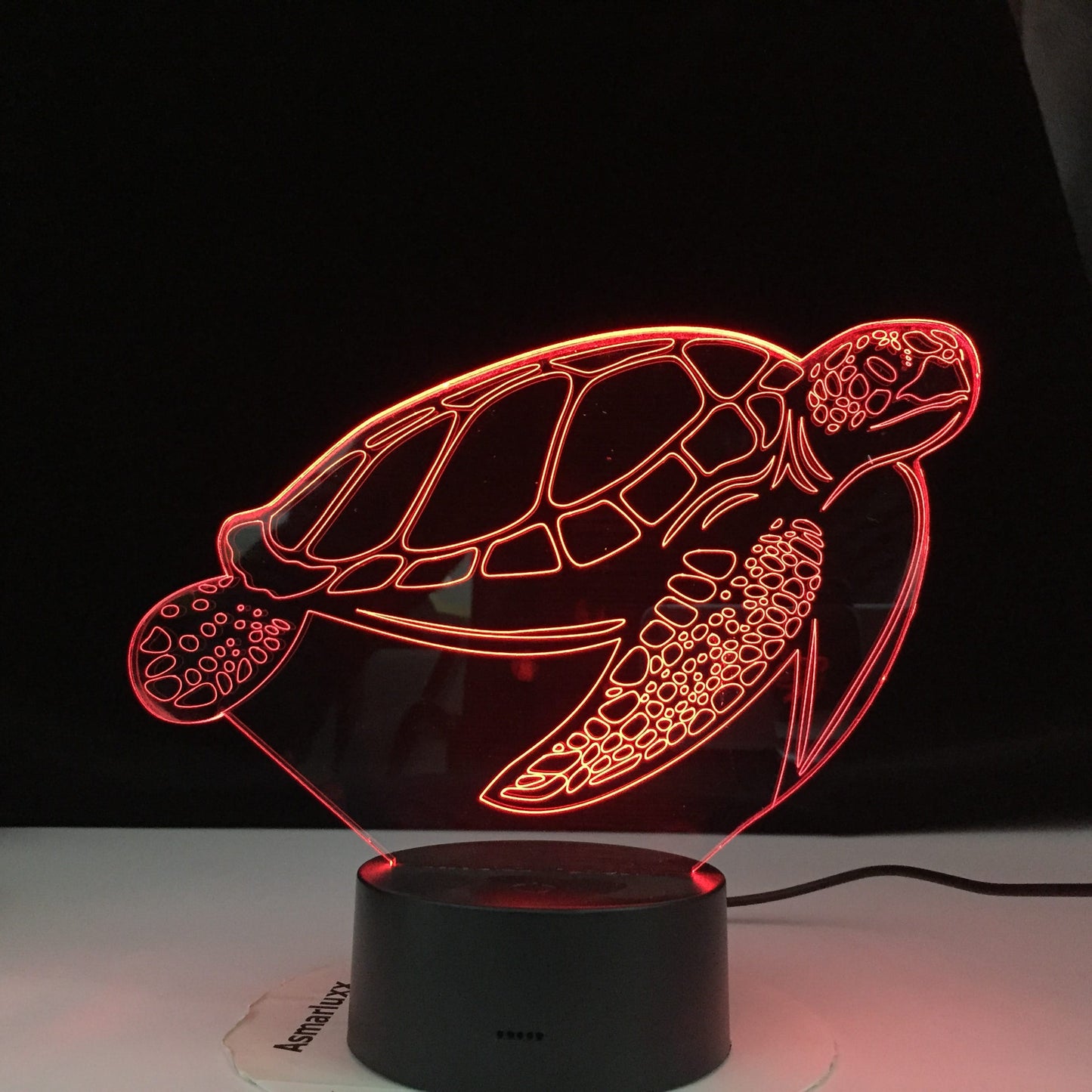 Schildpad Nachtlampje 20 cm Kleuren Nachtlampen