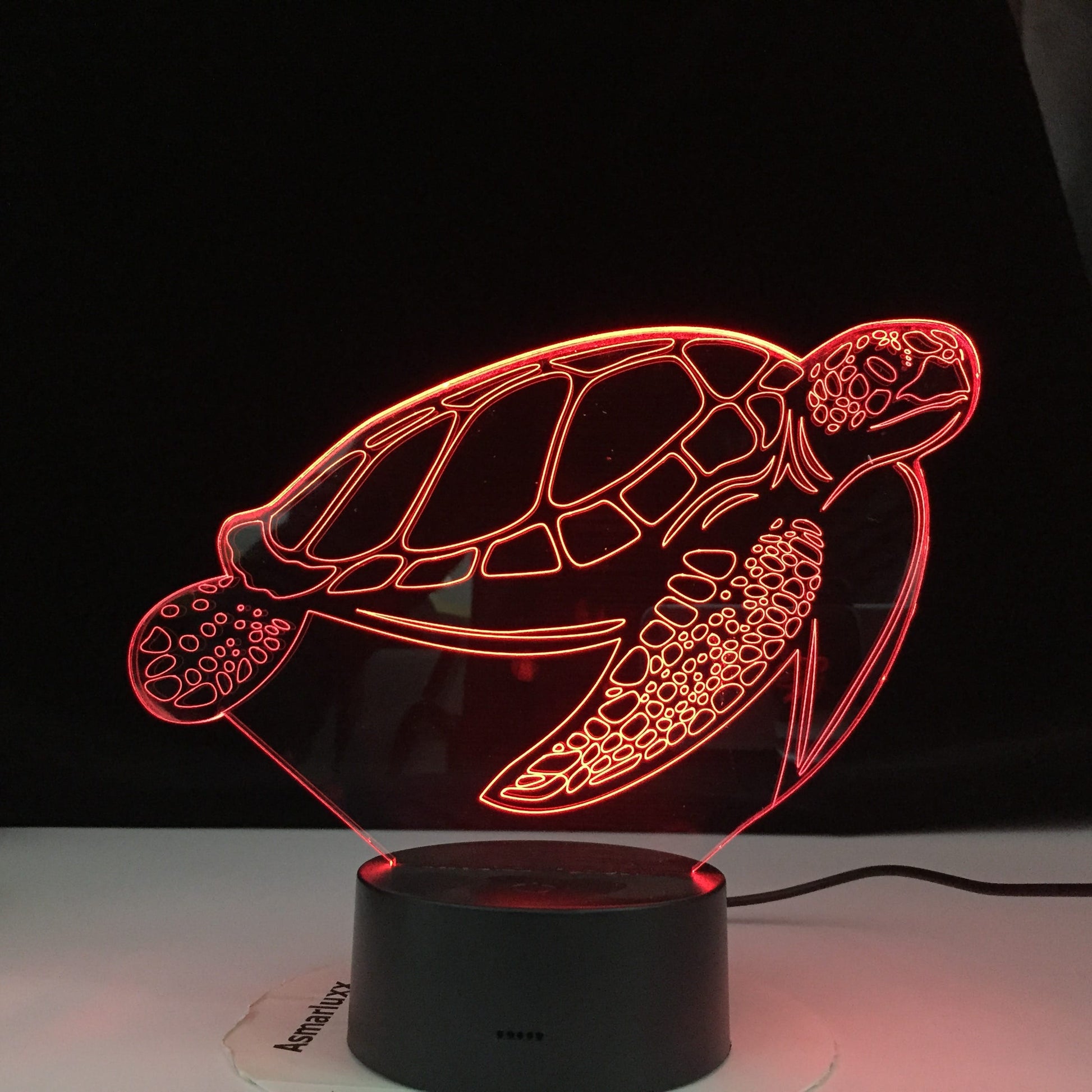 Schildpad Nachtlampje 20 cm Kleuren Nachtlampen
