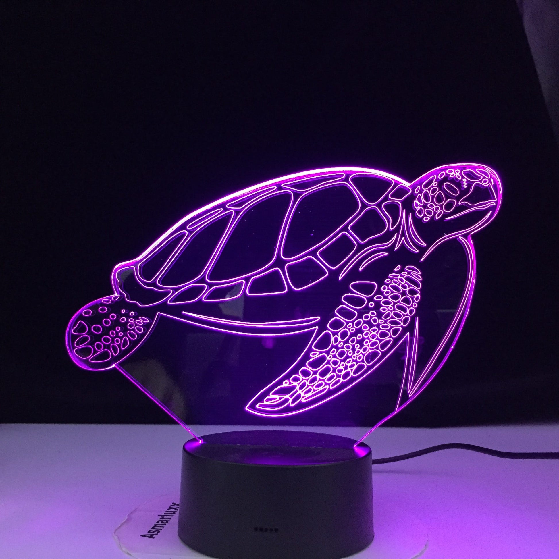 Schildpad Nachtlampje 20 cm Kleuren Nachtlampen