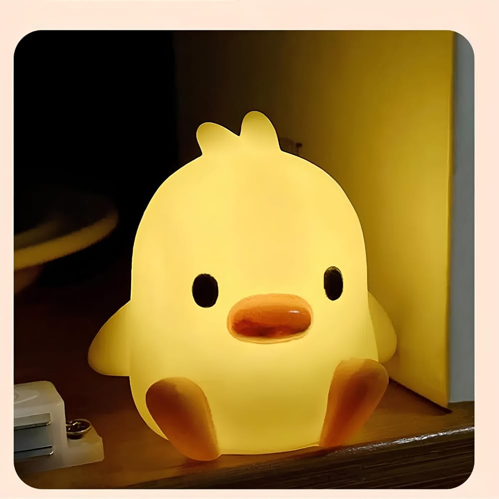 Set Drie Eendje Nachtlampjes 6 Cm Nachtlampen