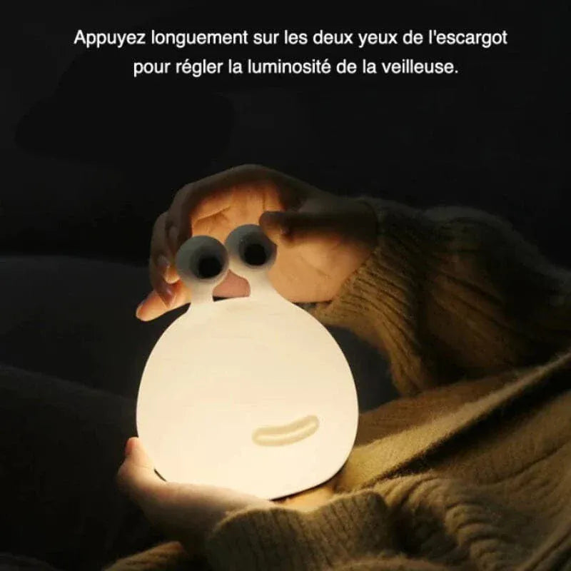 ShellGlow Slak Nachtlampje LED Zacht Silicone Oplaadbaar Nachtlampen