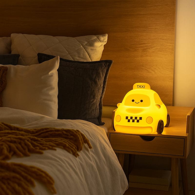 Siliconen Autonachtlampje CarLight Voor Kinderkamer Nachtlampen