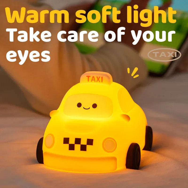 Siliconen Autonachtlampje CarLight Voor Kinderkamer Nachtlampen