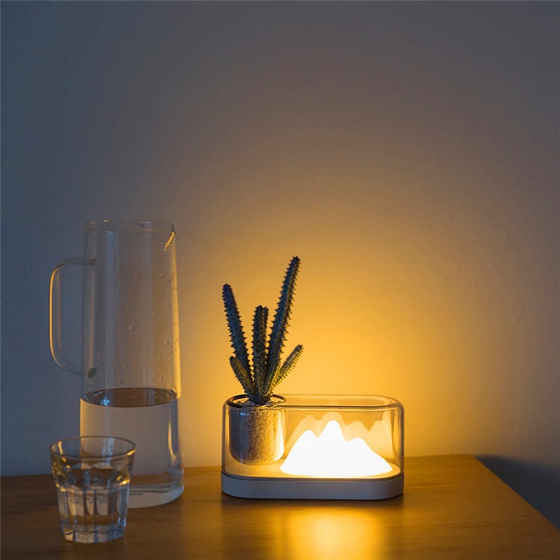 Siliconen Berg Nachtlampje Met Tactiele Sensor 14x14x10 cm Nachtlampen