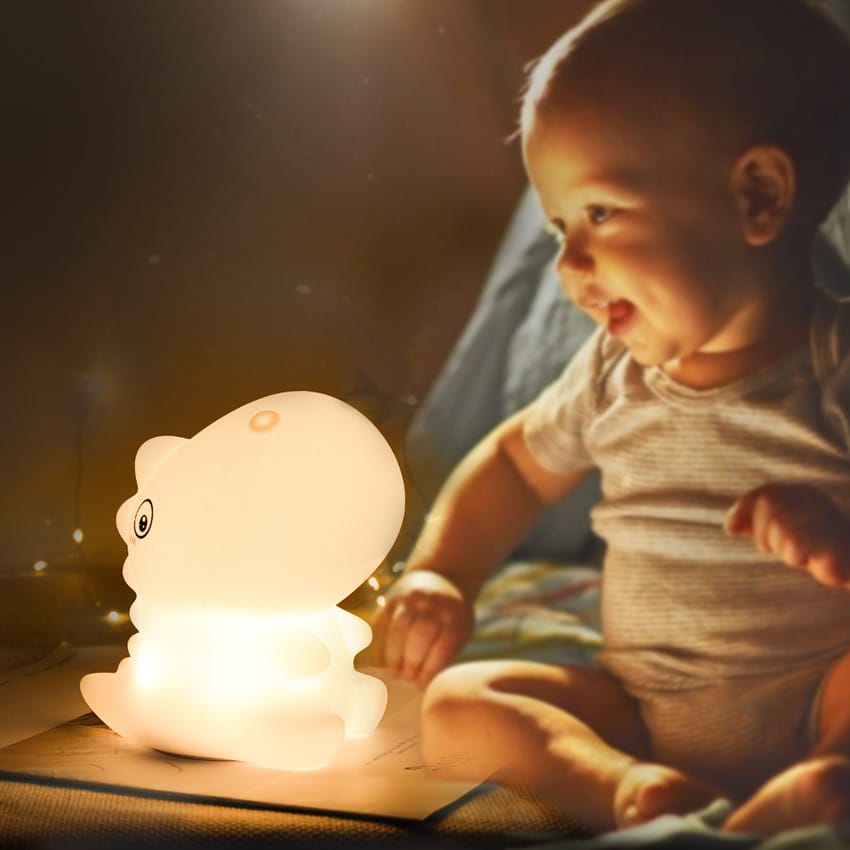 Siliconen Dinosaurus LED Nachtlampje Nachtlampen