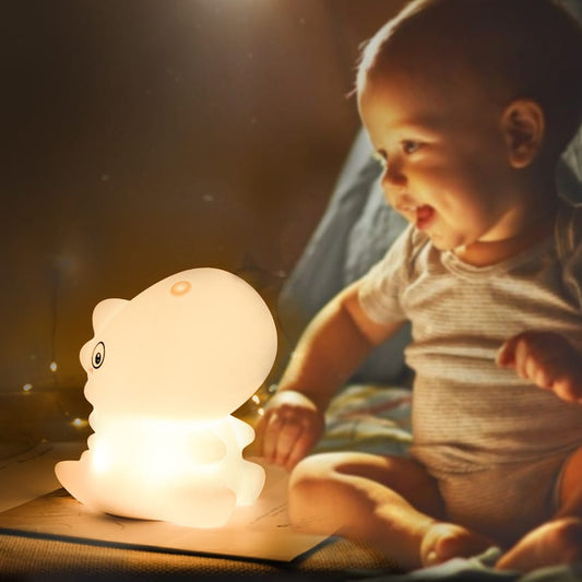 Siliconen Dinosaurus LED Nachtlampje Nachtlampen