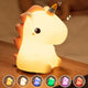Siliconen Eenhoorn LED Kinderlamp