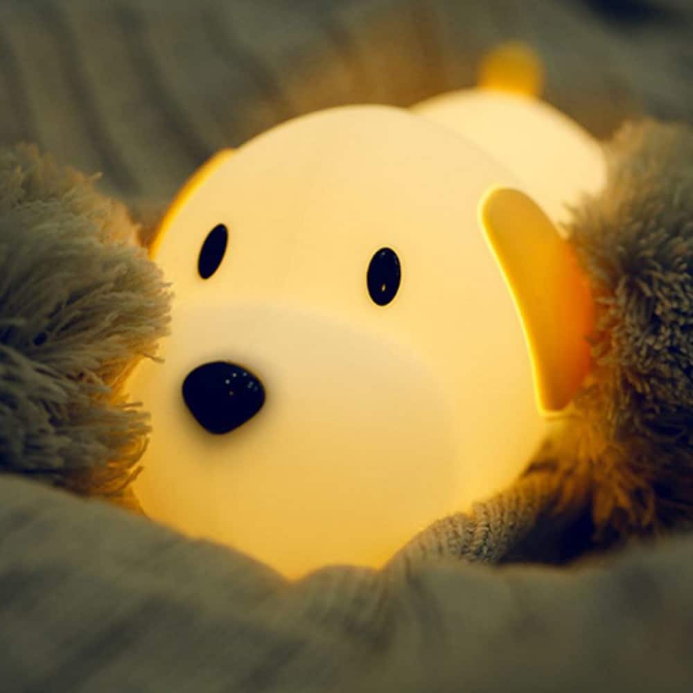 Siliconen Hond Nachtlampje Sensor Nachtlampen