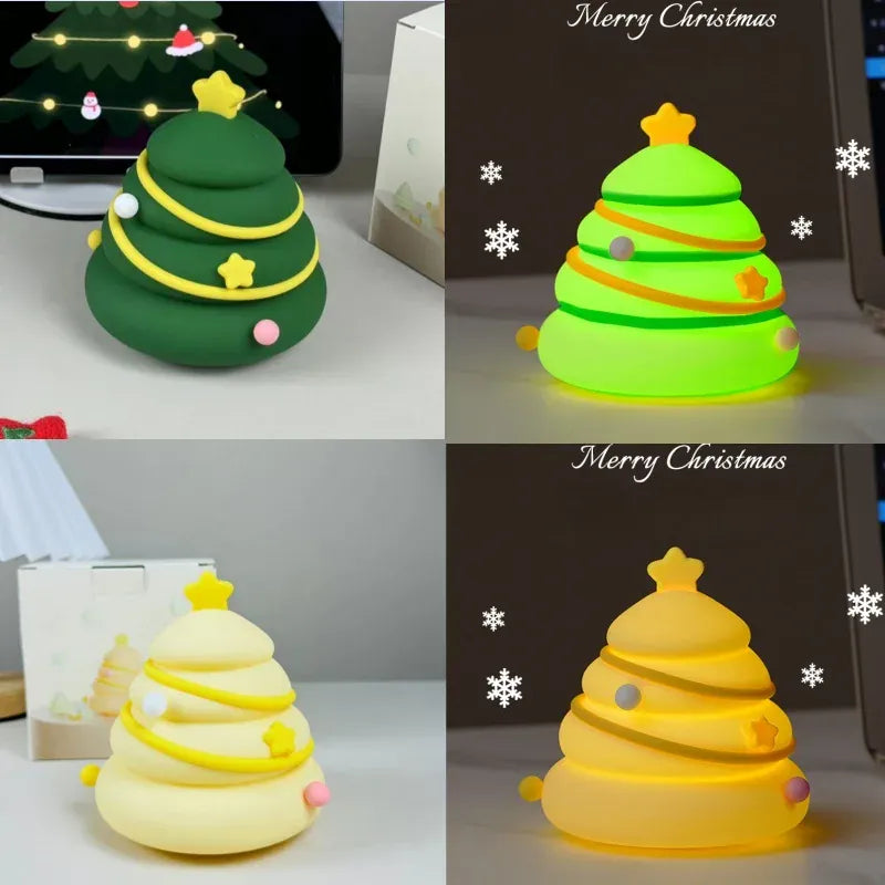 Siliconen Kerstboom Nachtlampje Nachtlampen