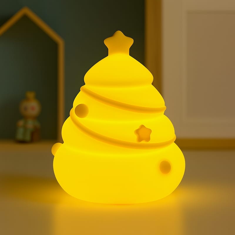 Siliconen Kerstboom Nachtlampje Nachtlampen
