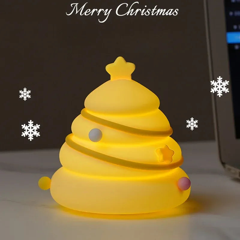 Siliconen Kerstboom Nachtlampje Nachtlampen
