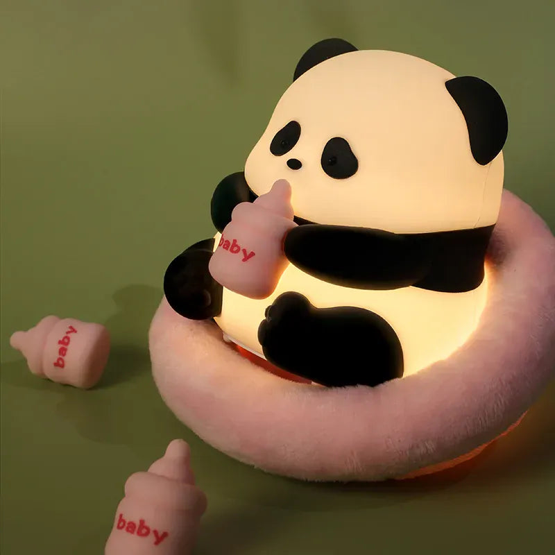 Siliconen Panda Nachtlampje LED Nachtlampen
