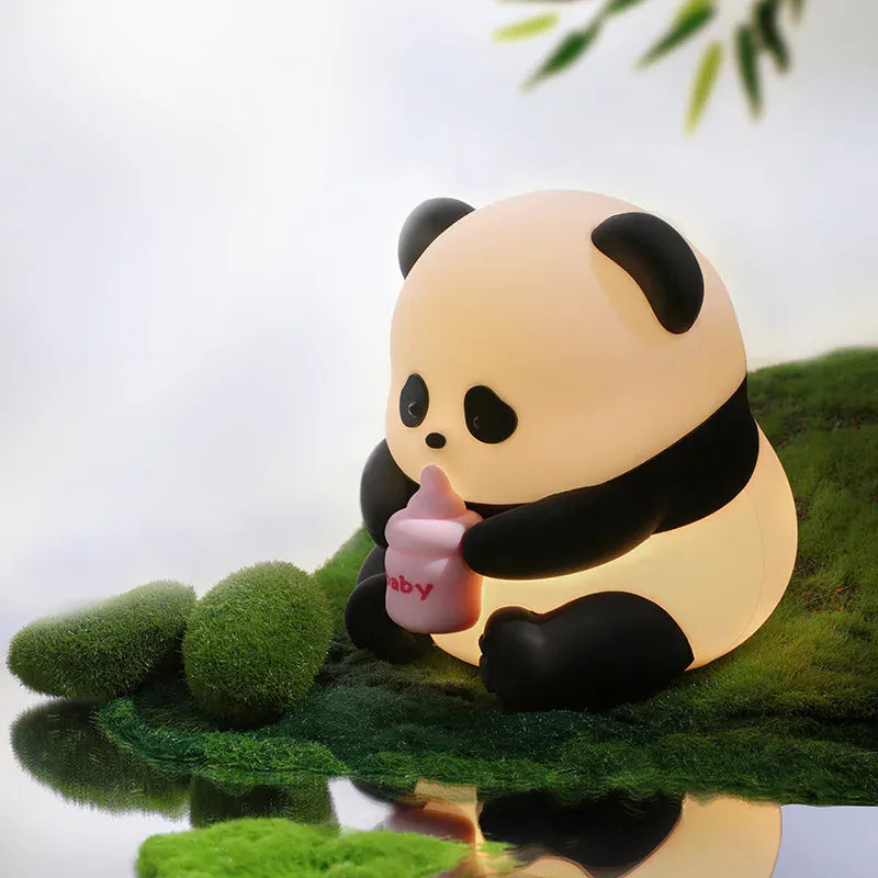 Siliconen Panda Nachtlampje LED Nachtlampen