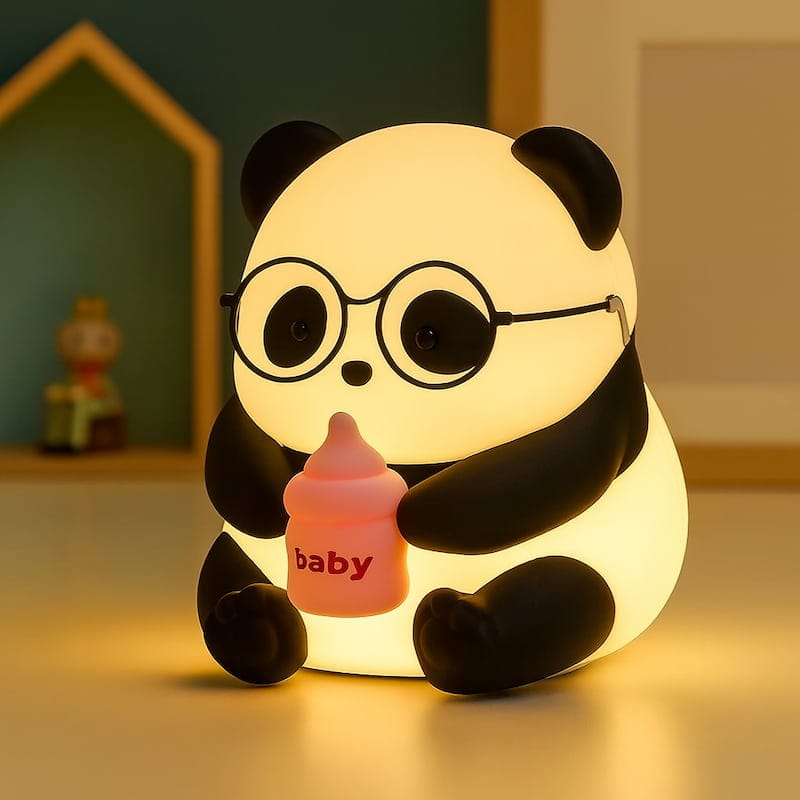 Siliconen Panda Nachtlampje LED Nachtlampen