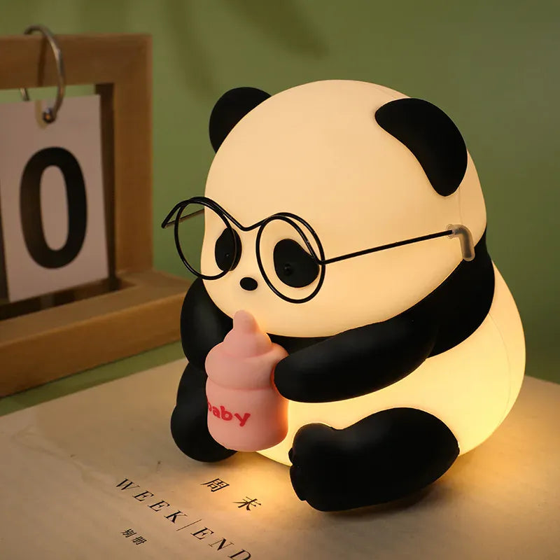 Siliconen Panda Nachtlampje LED Nachtlampen