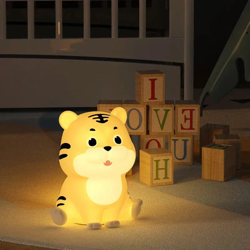 Siliconen Tijger Nachtlampje Nachtlampen