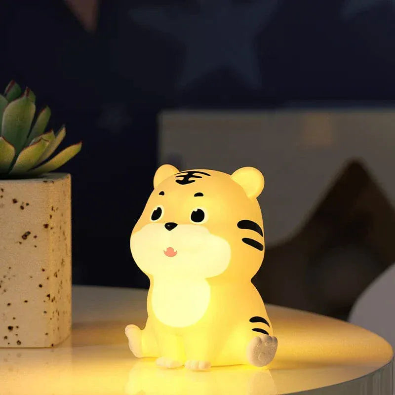 Siliconen Tijger Nachtlampje Nachtlampen