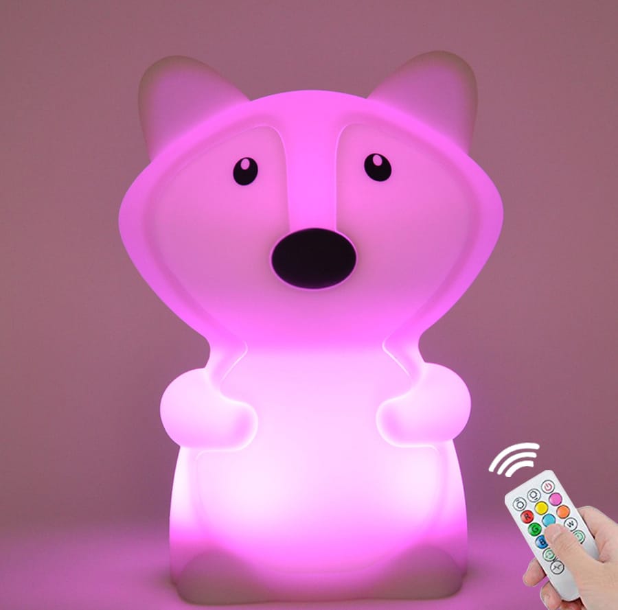 Siliconen Vos Nachtlampje Sensor Nachtlampen