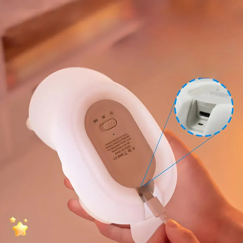 Siliconenotter Nachtlamp OttoLight Nachtlampen