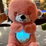 Slapende Otter Knuffel Nachtlampje 30 cm Nachtlampen