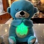 Slapende Otter Knuffel Nachtlampje 30 cm Nachtlampen