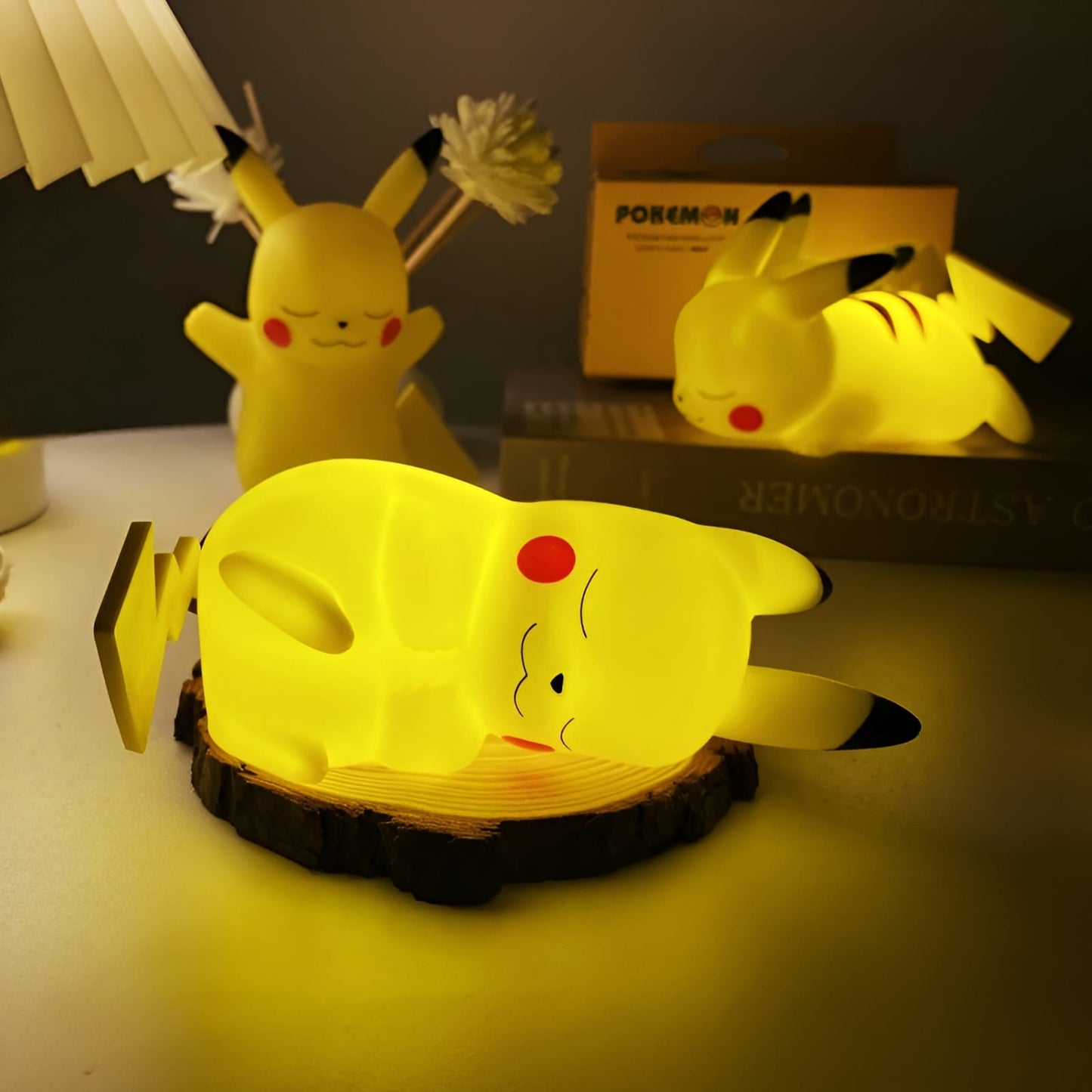 Slapende Pikachu nachtlampje Nachtlampen