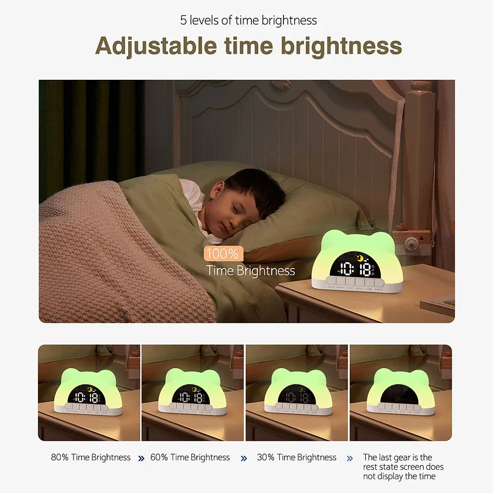 SmartRise Interactieve Wekker Met Lichtsimulatie Nachtlampen