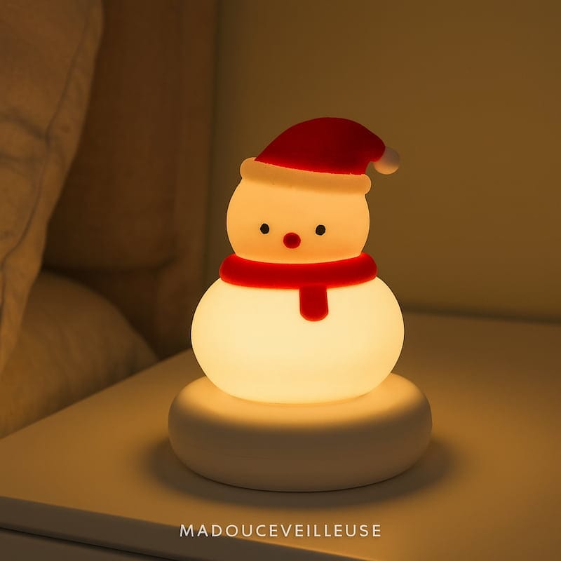 Sneeuwpop Nachtlampje Wit FrostLuz Nachtlampen